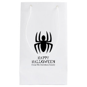 Sacola Para Presentes Pequena Especialização de aranha-do-halloween