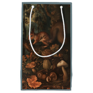 Sacola Para Presentes Pequena Esquilos - Saco do Presente