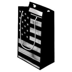 Sacola Para Presentes Pequena Estados Unidos bandeira Madeira Rústica Madeira Ne