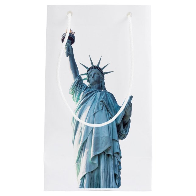 Sacola Para Presentes Pequena Estátua da liberdade (Frente)