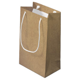 Sacola Para Presentes Pequena Estilo de Papel Brown Kraft