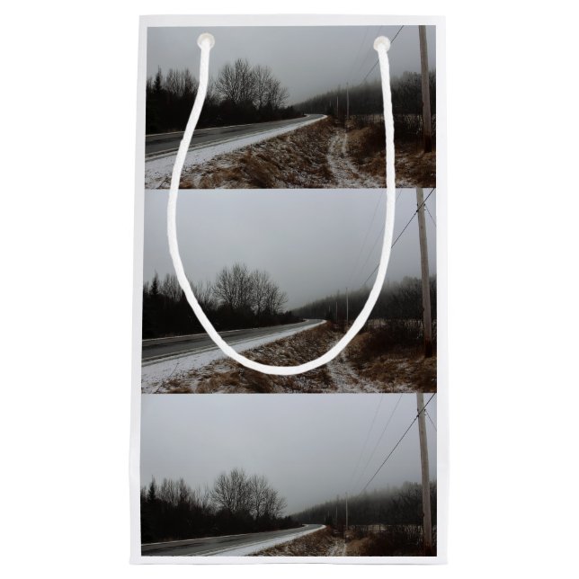 Sacola Para Presentes Pequena Estrada ao abismo (Frente)