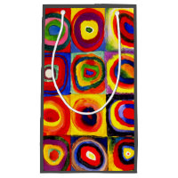 Estudo de cor de Kandinsky Quadrados Círculos Arte