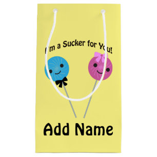 Sacola Para Presentes Pequena Eu sou um otário para você!