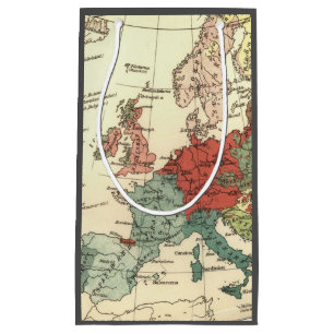 Sacola Para Presentes Pequena Europa Mapeia Países da Antiguidade Mundial