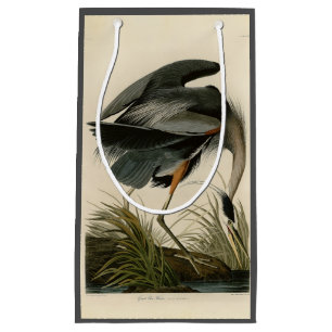 Sacola Para Presentes Pequena Excelente Azul Heron Marsh Bird