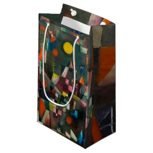 Sacola Para Presentes Pequena Expressionismo de Paul Klee na Lua Cheia