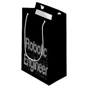 Sacola Para Presentes Pequena Extraordinário Engenheiro Robótico