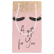 Eyelashes com Dourada brilho