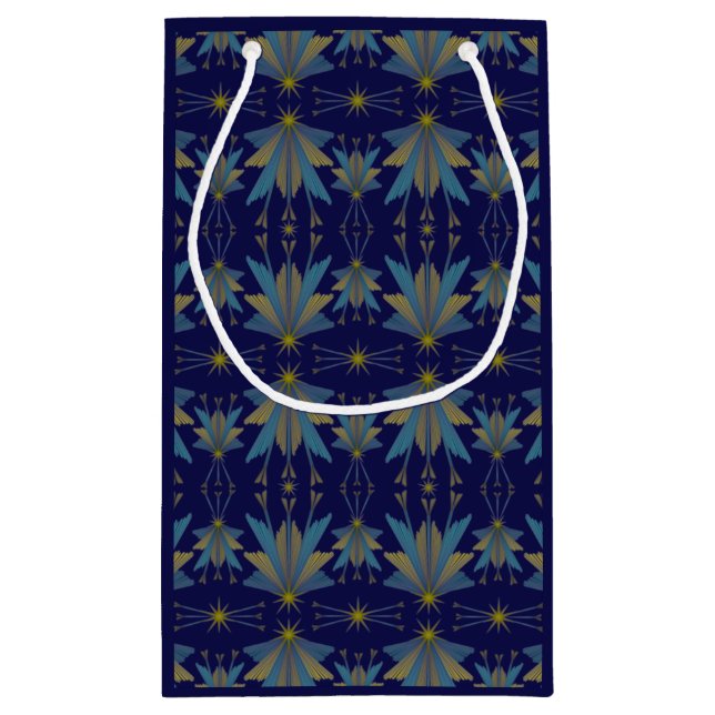 Sacola Para Presentes Pequena Fada Estrelas Marinho Pequeno Saco-Presente (Verso)