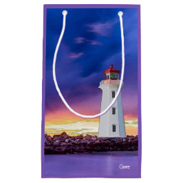 Sacola Para Presentes Pequena Farol - Pequeno Saco-Presente