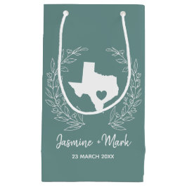 Sacola Para Presentes Pequena Favoritos de casamento de destino do Texas