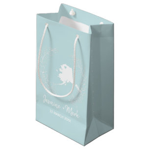 Sacola Para Presentes Pequena Favoritos de casamento do mapa estadual do Alasca