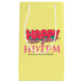 SACOLA PARA PRESENTES PEQUENA FELIZ ANO NOVO