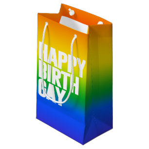Sacola Para Presentes Pequena Feliz Birthgay