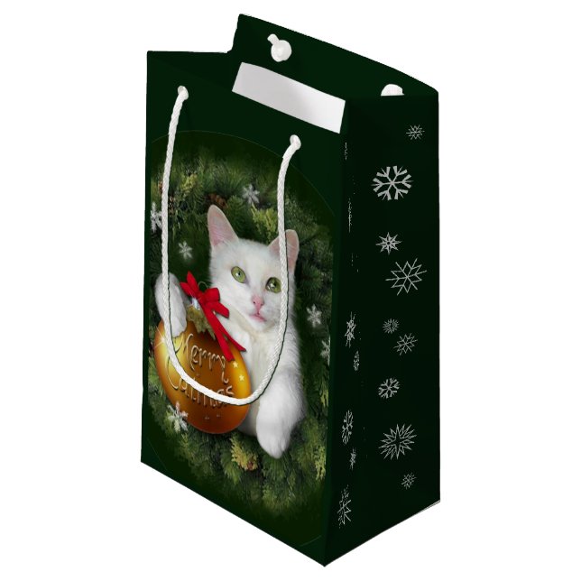 Sacola Para Presentes Pequena Feliz Catma Gift Bag (Frente inclinada)