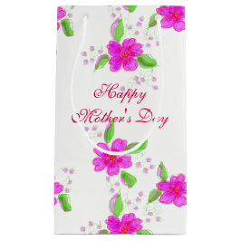 Sacola Para Presentes Pequena Feliz dia de as mães Pequeno Saco Presente