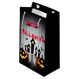 Sacola Para Presentes Pequena Feliz Halloween Festa de Abóbora do Jack