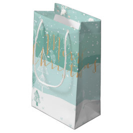 Sacola Para Presentes Pequena Feliz Natal Feriado Gift Bag Afro-Americano