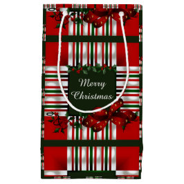 Sacola Para Presentes Pequena Feliz Natal Personalizado