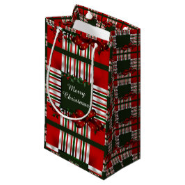 Sacola Para Presentes Pequena Feliz Natal Personalizado