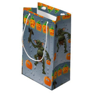 Sacola Para Presentes Pequena Feliz Saco de Presentes de Halloween, Goblin