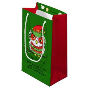 Sacola Para Presentes Pequena Feriado Furioso Furioso do Natal