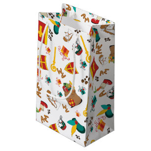 Sacola Para Presentes Pequena Feriado holandês, o design da celebração de