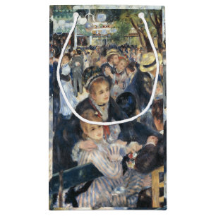 Sacola Para Presentes Pequena Festa de Dança Renoir Moulin Galette