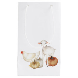 Sacola Para Presentes Pequena Festa de Fazenda do outono