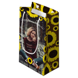 Sacola Para Presentes Pequena Festa de formatura do campo dos girassóis