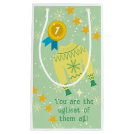 Sacola Para Presentes Pequena Festa de Natal de Doce Feia de Férias Retro