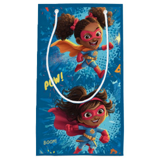 Sacola Para Presentes Pequena Festa dos Pequenos Super-Heróis
