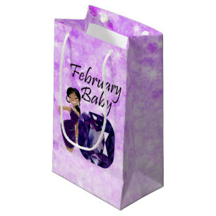 Sacola Para Presentes Pequena Fevereiro Bebê