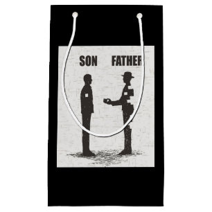 Sacola Para Presentes Pequena Filho E Pai