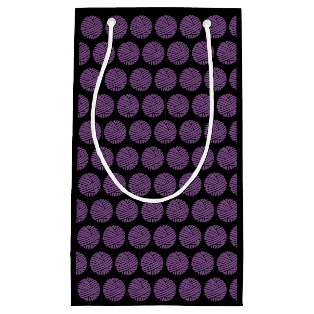 Sacola Para Presentes Pequena Fio de cor personalizado (Frente)