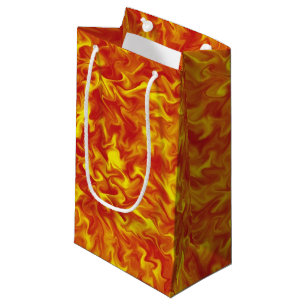 Sacola Para Presentes Pequena Fitas do saco do presente do fogo