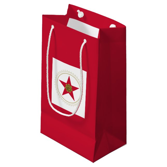 Sacola Para Presentes Pequena Flag of Birmingham, Alabama Small Gift Bag (Frente inclinada)