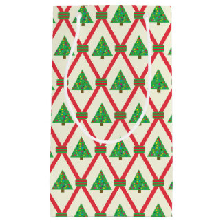 Sacola Para Presentes Pequena Flor de Natal