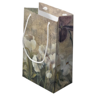Sacola Para Presentes Pequena Flor Iris Blooming