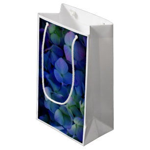 Sacola Para Presentes Pequena Flor roxo, púrpura, empoeirado
