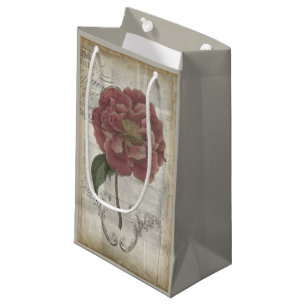 Sacola Para Presentes Pequena Floral III francês