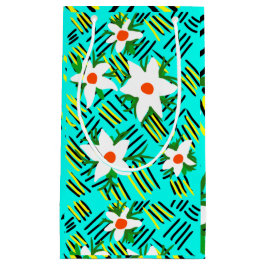 Sacola Para Presentes Pequena flores