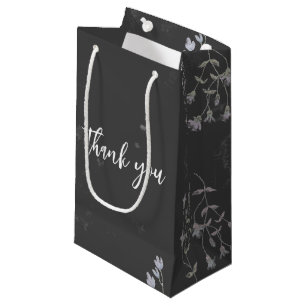 Sacola Para Presentes Pequena Flores de Campo Elegantes Favor Dift Bag