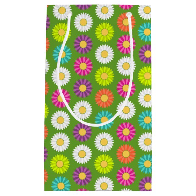 Sacola Para Presentes Pequena Flores de páscoa (Frente)