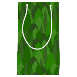 Sacola Para Presentes Pequena Floresta de Pinheiros