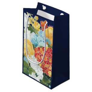 Sacola Para Presentes Pequena Florestas II à meia-noite