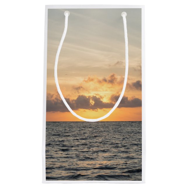 Sacola Para Presentes Pequena Folly Beach Morning (Frente)