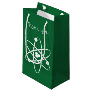 Sacola Para Presentes Pequena Forças Atrativas em Saco Verde de Presentes