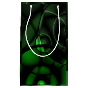 Sacola Para Presentes Pequena Forest Green